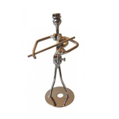 Ornament decorativ, Muzicant din metal, Nergu, 13 cm, 356XD-4