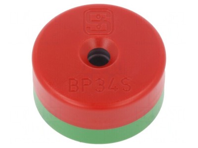 Magnet Fixare Plastic &amp;Oslash;34x17mm foto