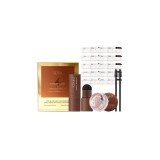 Set Sprancene, Derol, Stampila Sprancene, Fard, Sabloane si Sapun Stilizare Sprancene, 01 Dark Brown