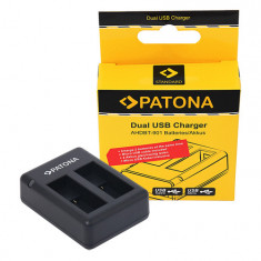 GoPro Hero 9 AHDBT901 ADBAT001 Încărcător USB dublu cu cablu Micro USB - Patona