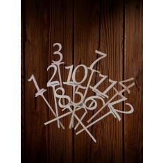 Numere masa 10 buc set