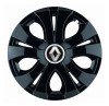 Set 4 Capace Roti Top Negru R14, Compatibil Cu Renault, Autohelix MSA