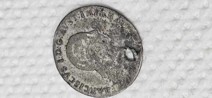 3 kreuzer 1815 V , argint