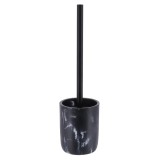 Perie De Toaletă Marbre &ndash; Negru Compoziție Polirăsină + Pvc