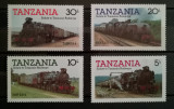 BC22, Tanzania 1986, serie trenuri, Nestampilat