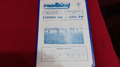 program Strungul Arad - Aurul Brad foto