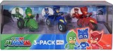 EROI IN PIJAMALE SET 3 MOTOCICLETE CU FIGURINA SCARA 1:64 SuperHeroes ToysZone, Simba
