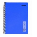 Caiet cu spira Mynote, PP A5, 60 file, matematica, Neon