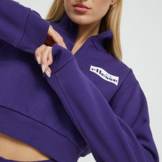 Ellesse bluza femei, culoarea violet, neted