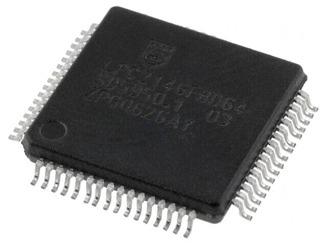 Microcontroler ARM7TDMI 40kB SRAM 256kB Flash LQFP64 LPC2146FBD64