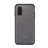 Husa Samsung S20 g980 Silicon+Plastic Butoane Colorate Negru