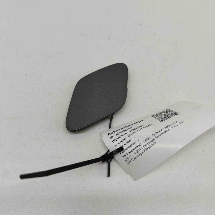 Capac c&acirc;rlig de remorcare bara de protecție față OPEL MOKKA / MOKKA X 2015 OEM: 25980570 | 26704791