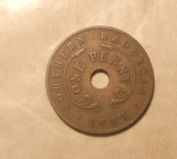 RHODESIA 1 PENNY 1951