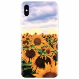 Husa silicon pentru Apple Iphone X, Sunflowers