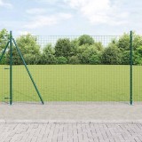 Cumpara ieftin Stalp de gard cu baza de beton 26 buc. Verde 170 cm