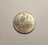 1 leu 1914 UNC Patina