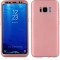 Husa FullBody Silicon MyStyle Rose-Gold pentru Samsung Galaxy S8 acoperire completa 360 grade cu folie de protectie gratis