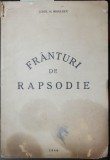 FRANTURI DE RAPSODIE - dedicatie!!!