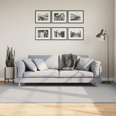 Covor HUARTE, fir scurt, moale și lavabil, gri, 160x230 cm foto