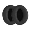 Set 2 bureti Edman pentru casti Sennheiser HD 4.50BT, HD 4.50BTNC, HD 4.40BT, HD 458BT, HD 350BT, HD 4.30G, HD 4.20, Piele ecologica, Negru