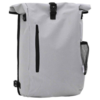 vidaXL Geantă de bicicletă Gri 31 x 13 x 58 cm Poliester 42008091 foto