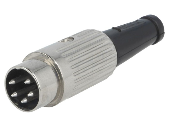 Conector DIN 5-Pin 240&deg; drept