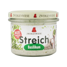 Crema tartinabila bio vegetala cu busuioc, 180g Zwergenwiese