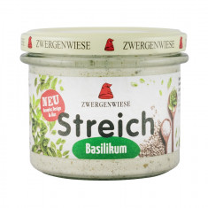 Crema tartinabila bio vegetala cu busuioc, 180g Zwergenwiese