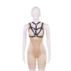Sistem Harness Cage Piele Ecologica OS, JGF Lingerie