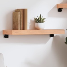 vidaXL Poliță perete maro deschis 60x20x6 cm lemn masiv stejar tratat 363643