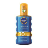 Cumpara ieftin Spray pentru protectie solara SPF 30 Protect &amp; Dry Touch, 200 ml, Nivea Sun