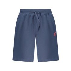U.S Grand POLO Pantaloni scurti barbati cu buzunare , logo brodat, albastru, S