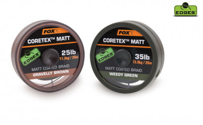 Fox EDGES&amp;trade; Coretex&amp;trade; Matt Gravelly brown 35lb - 20m foto