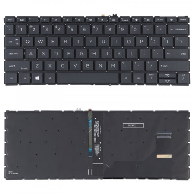 Tastatura Laptop, HP, EliteBook 735 G7, 737 G7, 830 G7, 835 G7, iluminata, layout US foto