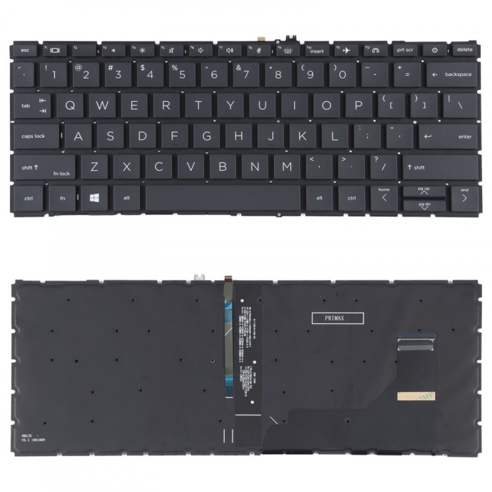 Tastatura Laptop, HP, EliteBook 735 G7, 737 G7, 830 G7, 835 G7, iluminata, layout US