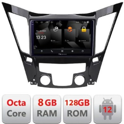Navigatie HHyundai Sonata 2011-2015 5960Pro-259 Android Octa Core Qualcomm 2K Qled 8+128 DTS DSP 360 4G Optical CarStore Technology foto