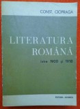 Literatura romana intre 1900 si 1918 - Constantin Ciopraga, Junimea, 1970