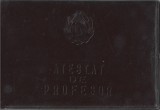 NI552 Atestat de profesor, specialitatea Neurologie, 1957