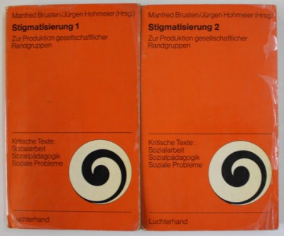 STIGMATISIERUNG , ZUR PRODUKTION GESSELLSCHAFTLICHER RANDGRUPPEN ( STIGMATIZAREA , DESPRE PRODUCEREA GRUPURILOR MARGINALE ) , TEXT IN LIMBA GERMANA , foto