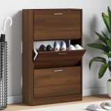 vidaXL Pantofar, stejar maro, 63x24x103 cm, lemn compozit 342557