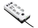 Prelungitor EATON ELECTRIC cu 6 prize 10A și protecție la supratensiune