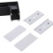 Conector 90&deg; Negru Aluminiu Policarbonat LINEA20