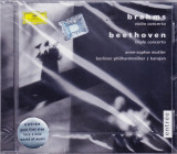 CD Clasica: Brahms si Beethoven - A-S. Mutter, H. von Karajan ( SIGILAT )