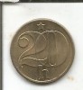 (No4) moneda- Cehoslovacia- 20 haleru 1985, Europa