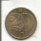 (No4) moneda- Cehoslovacia- 20 haleru 1985