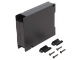 Carcasă pentru șină DIN 80mm x 17,7mm x 103mm ABS neagră, MASZCZYK