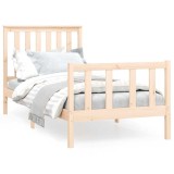Cumpara ieftin Cadru pat fara saltea, 100x200 cm, lemn masiv pin