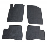 Set covorase auto din cauciuc Peugeot 206 1998-2009 Hatchback/ Combi, Peugeot 206+ 04.2009-2012, Negru, Gledring, 4 buc.