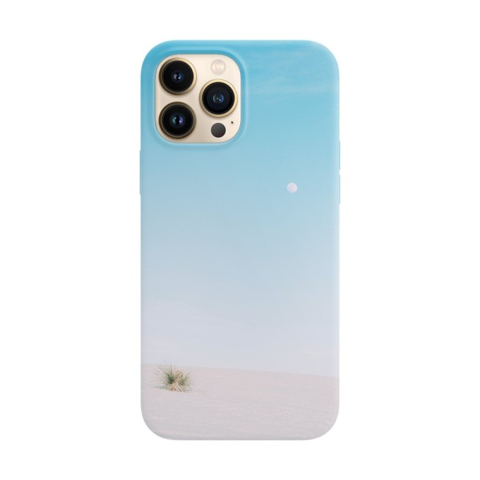 Husa compatibila cu Apple iPhone 14 model Dessert Moon, Silicon, TPU, Viceversa