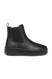 Geox cizme de piele D SPHERICA ECUB-2 culoarea negru, cu platformă, D56WVA 00085 C9999